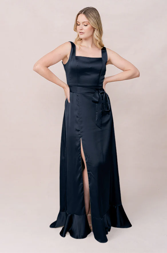 Stevie Satin Dress | Made To Order - Image 153