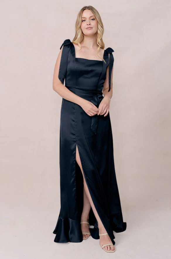 Stevie Satin Dress | Made To Order - Image 154