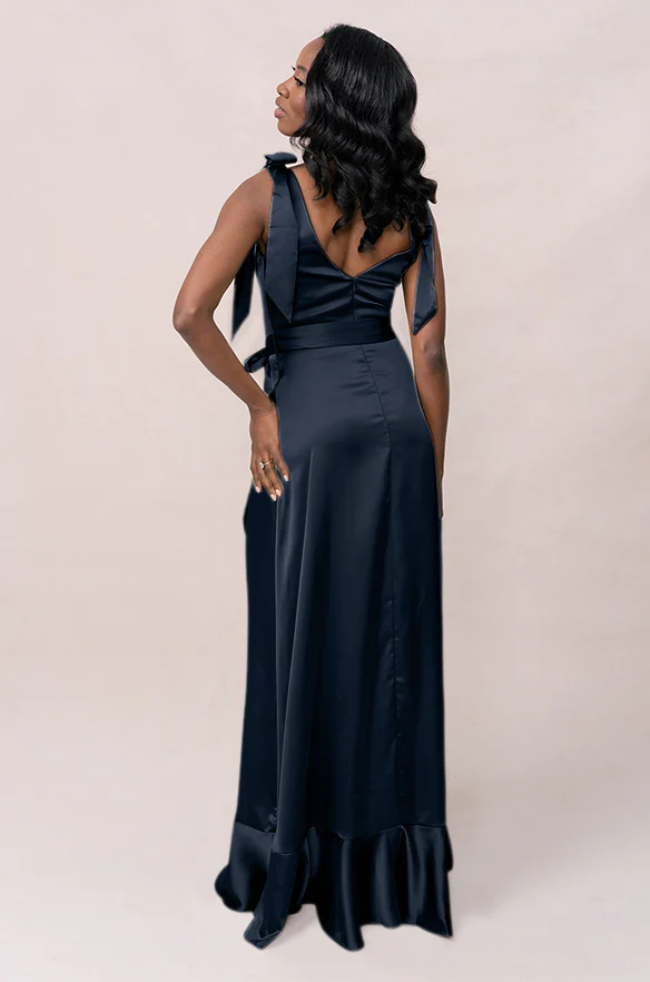Stevie Satin Dress | Made To Order - Image 156
