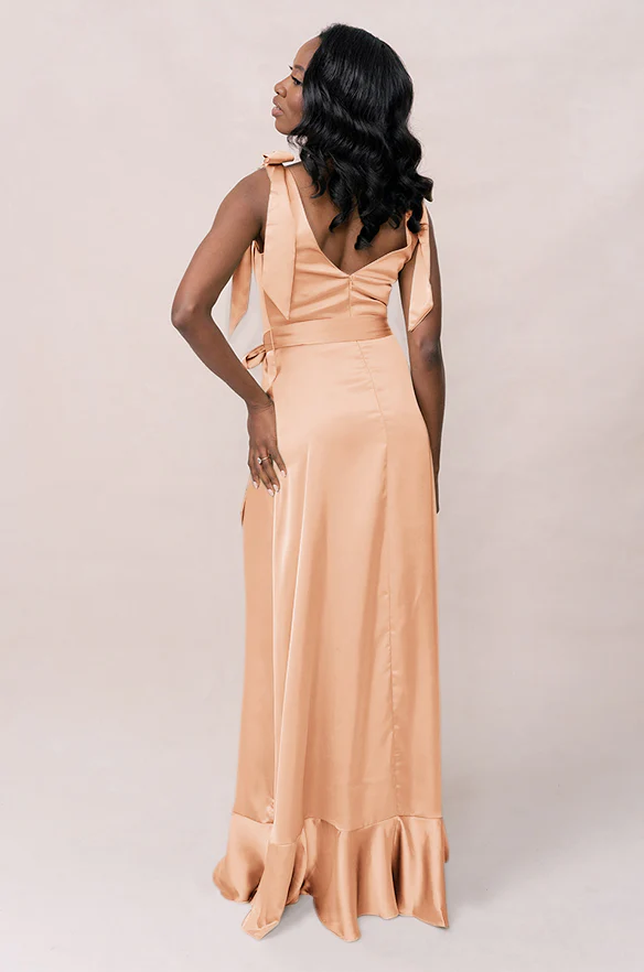 Stevie Satin Dress | Made To Order - Image 158
