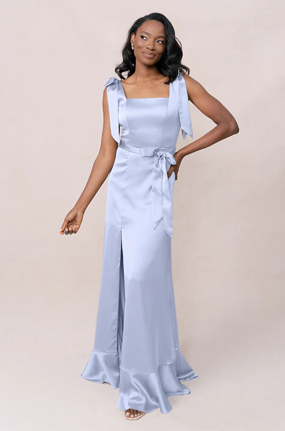 Stevie Satin Dress | Made To Order - Image 161