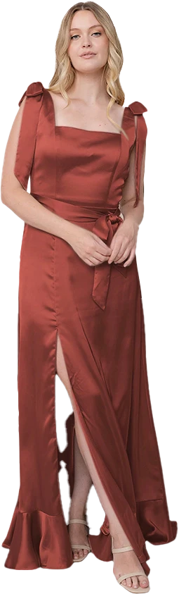 Stevie Satin Dress | Made To Order - Image 17