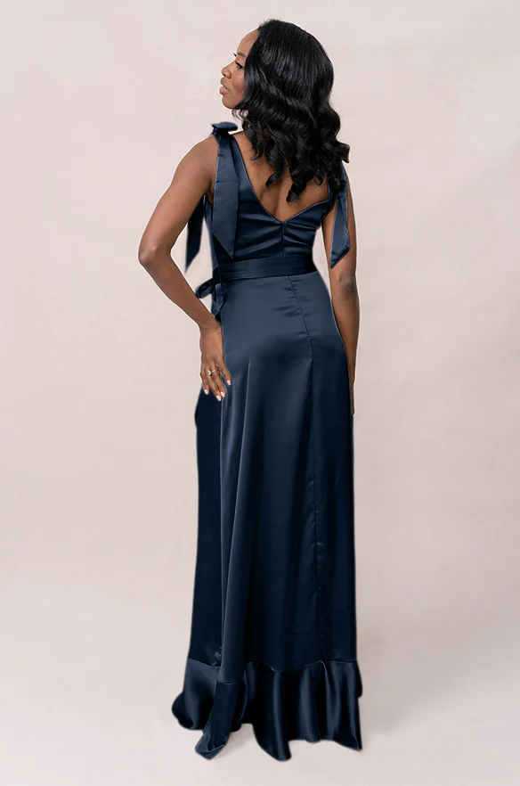 Stevie Satin Dress | Made To Order - Image 170