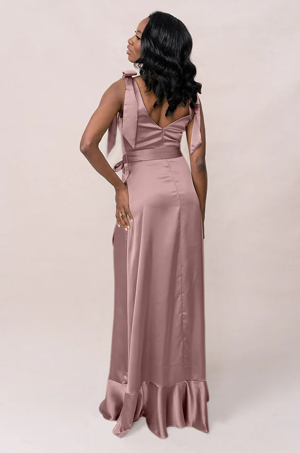 Stevie Satin Dress | Made To Order - Image 176