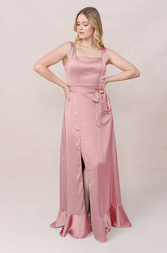 Stevie Satin Dress | Made To Order - Image 177
