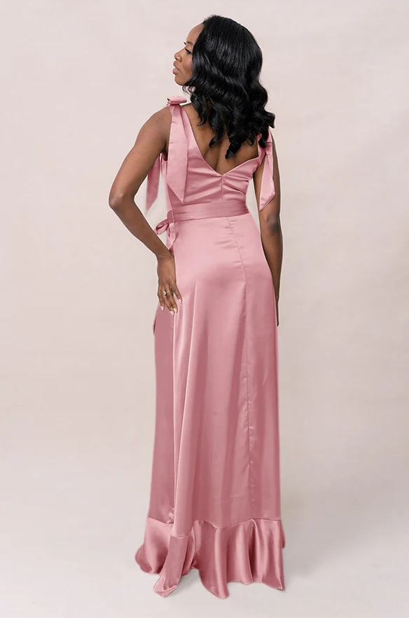 Stevie Satin Dress | Made To Order - Image 180