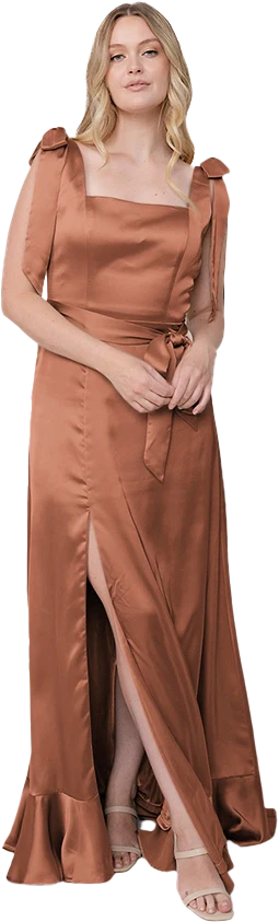 Stevie Satin Dress | Made To Order - Image 19