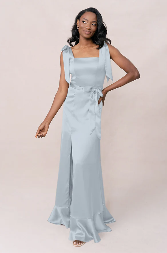 Stevie Satin Dress | Made To Order - Image 190