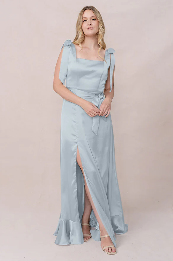 Stevie Satin Dress | Made To Order - Image 192