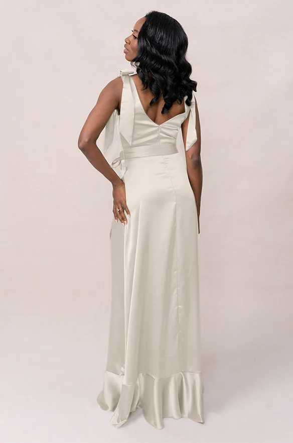 Stevie Satin Dress | Made To Order - Image 195