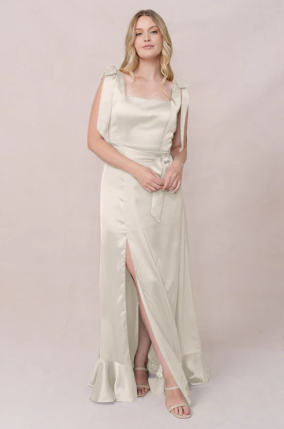 Stevie Satin Dress | Made To Order - Image 196