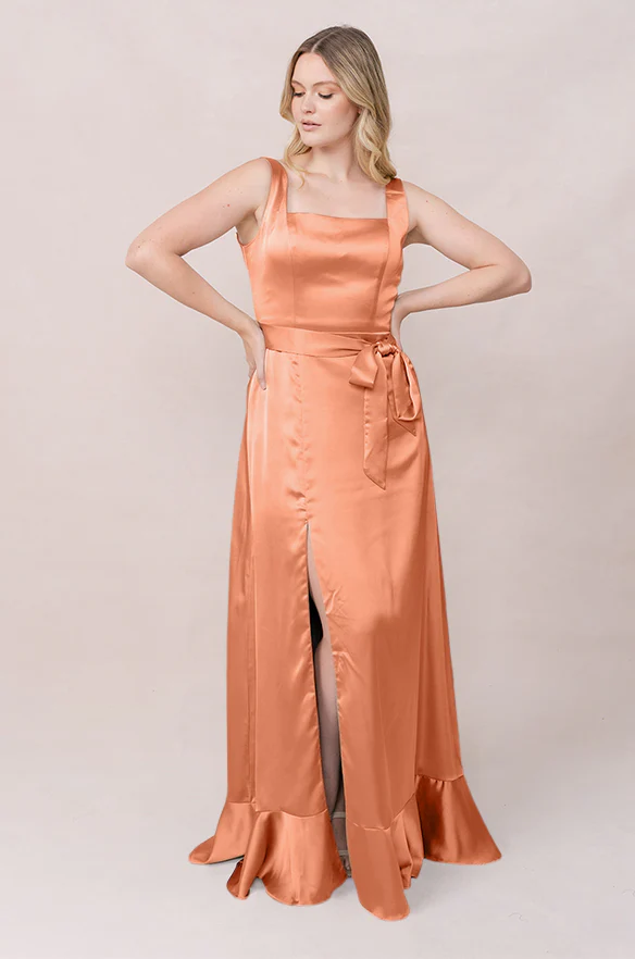 Stevie Satin Dress | Made To Order - Image 199