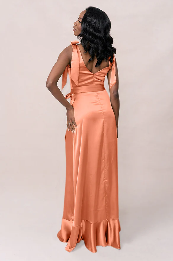 Stevie Satin Dress | Made To Order - Image 201