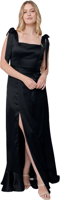Stevie Satin Dress | Made To Order - Image 223