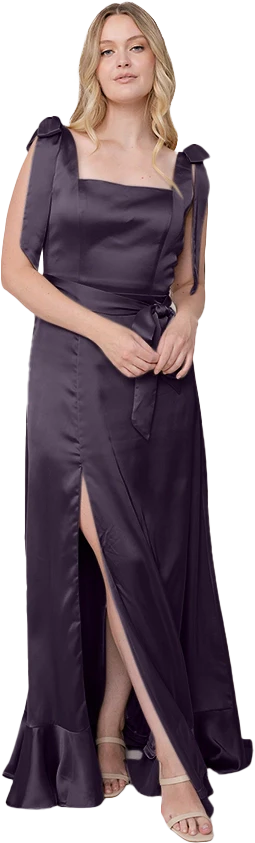 Stevie Satin Dress | Made To Order - Image 23