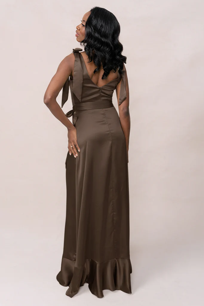 Stevie Satin Dress | Made To Order - Image 235