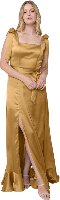 Stevie Satin Dress | Made To Order - Image 28