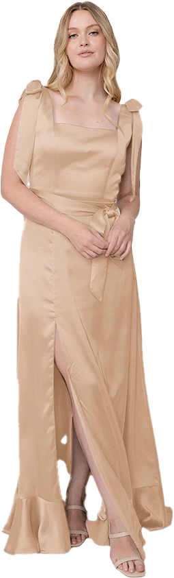 Stevie Satin Dress | Made To Order - Image 30