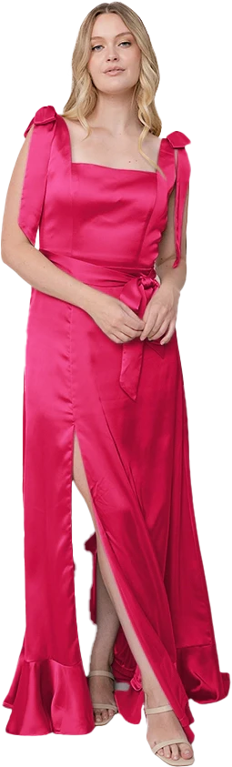 Stevie Satin Dress | Made To Order - Image 31