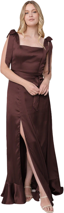 Stevie Satin Dress | Made To Order - Image 37