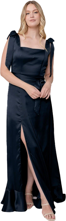 Stevie Satin Dress | Made To Order - Image 41