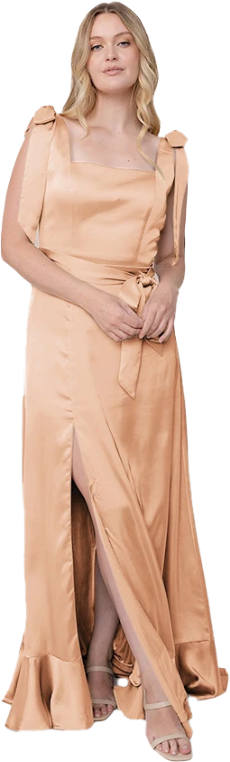 Stevie Satin Dress | Made To Order - Image 42