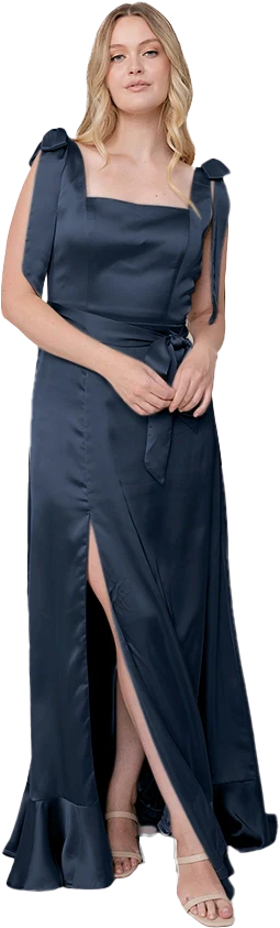 Stevie Satin Dress | Made To Order - Image 45