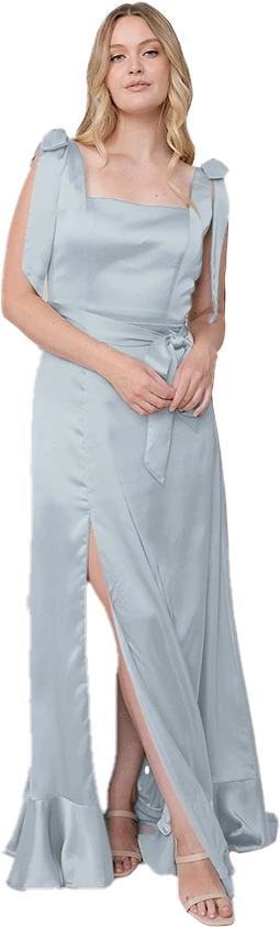 Stevie Satin Dress | Made To Order - Image 50