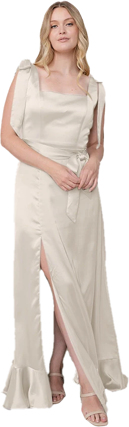 Stevie Satin Dress | Made To Order - Image 51