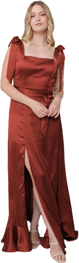 Stevie Satin Dress | Made To Order - Image 54