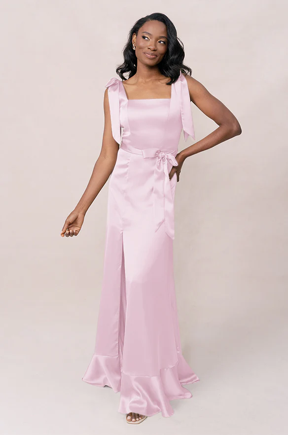 Stevie Satin Dress | Made To Order - Image 56