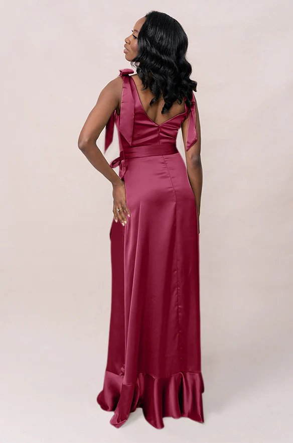Stevie Satin Dress | Made To Order - Image 61