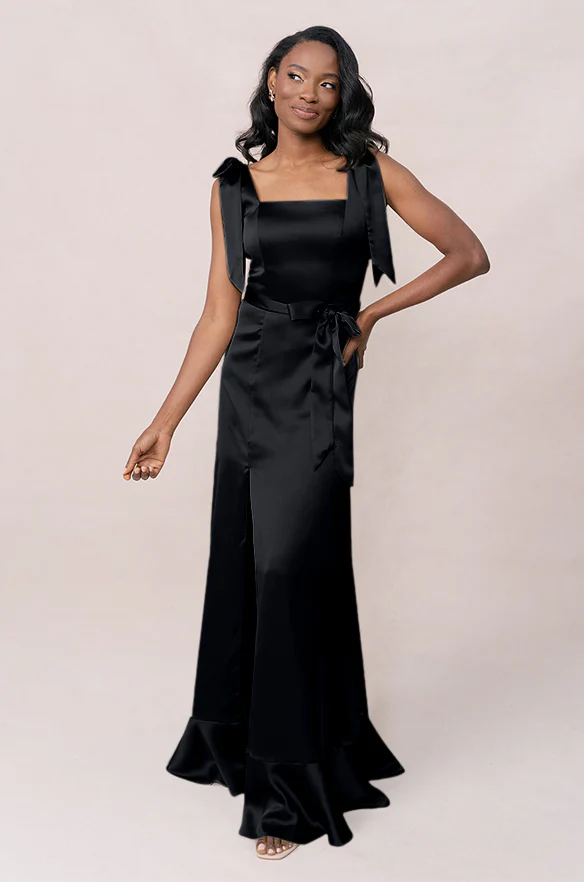 Stevie Satin Dress | Made To Order - Image 62