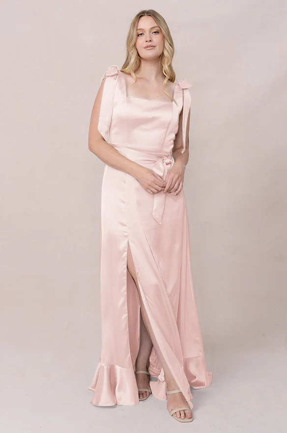 Stevie Satin Dress | Made To Order - Image 65