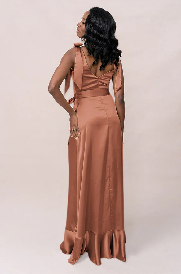 Stevie Satin Dress | Made To Order - Image 82