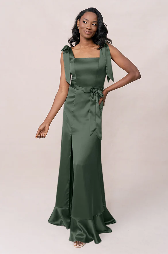 Stevie Satin Dress | Made To Order - Image 83