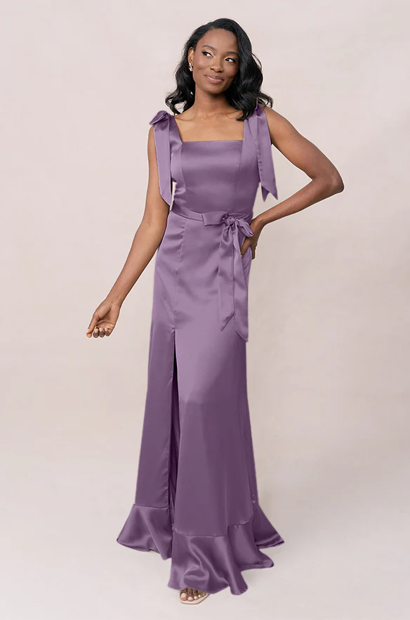 Stevie Satin Dress | Made To Order - Image 89