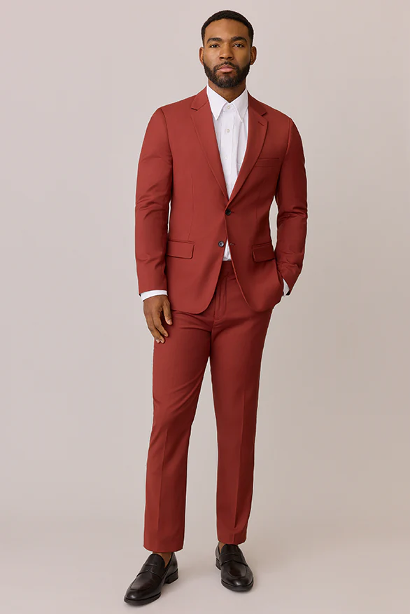 Suiting Mega Swatch | Ready To Ship | Terracotta Rust - Image 2