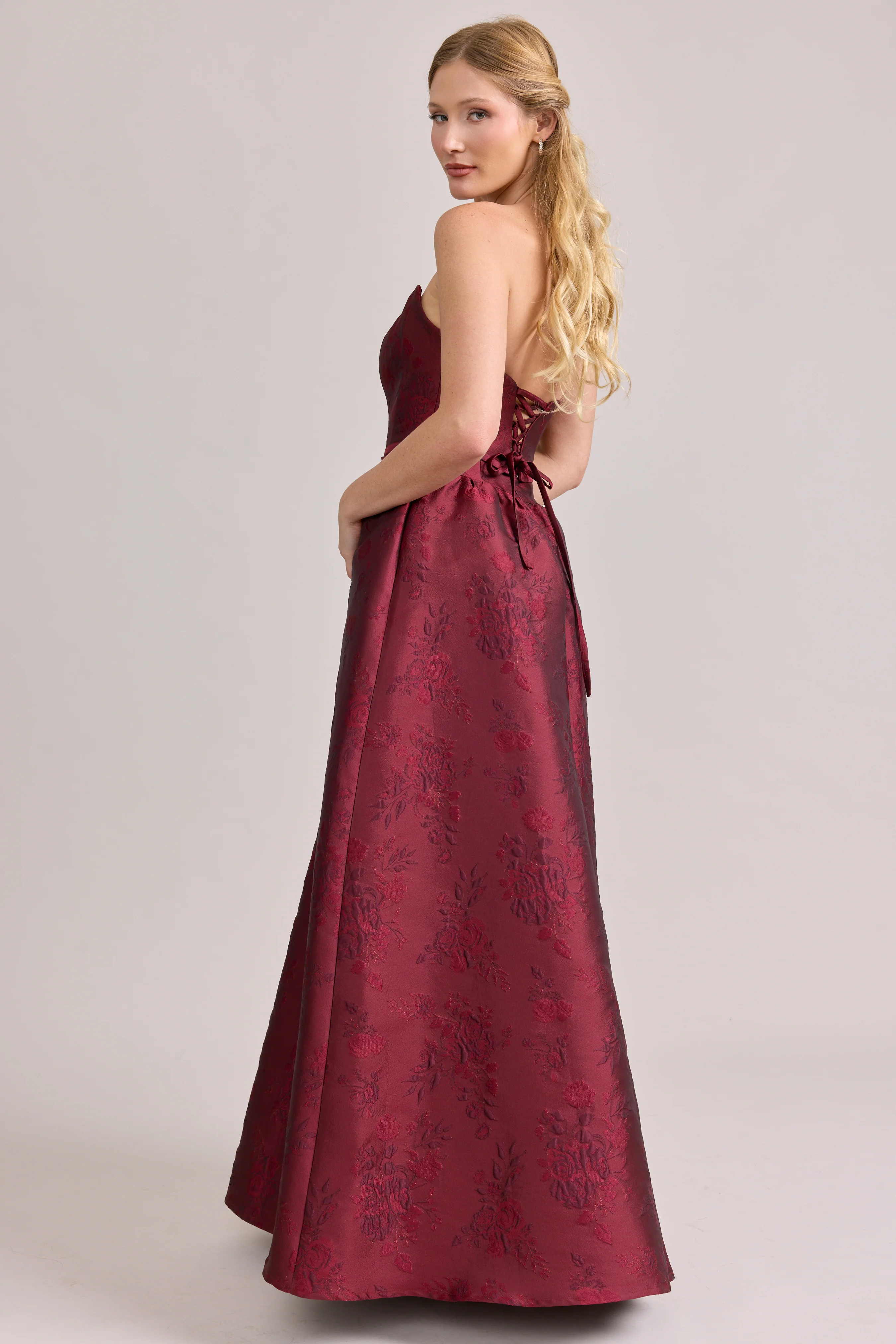 Sutton Jacquard Dress | Made To Order - Image 44