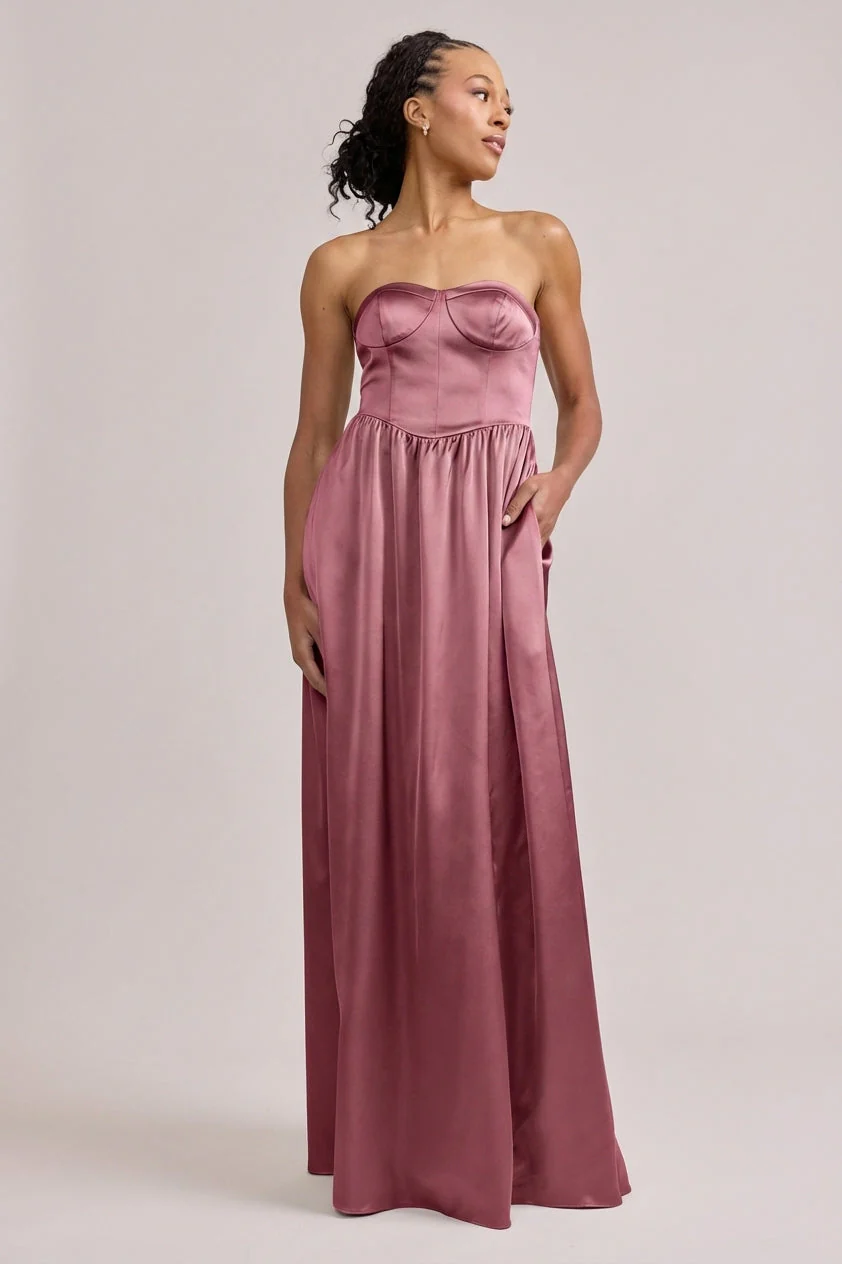 Sydney Satin Dress | Made To Order - Image 221