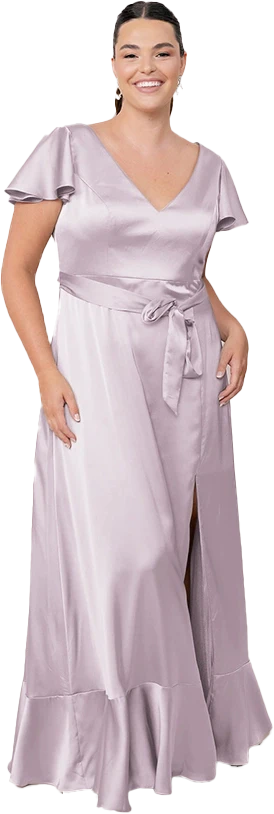 Thalia Satin Dress | Made To Order - Image 165