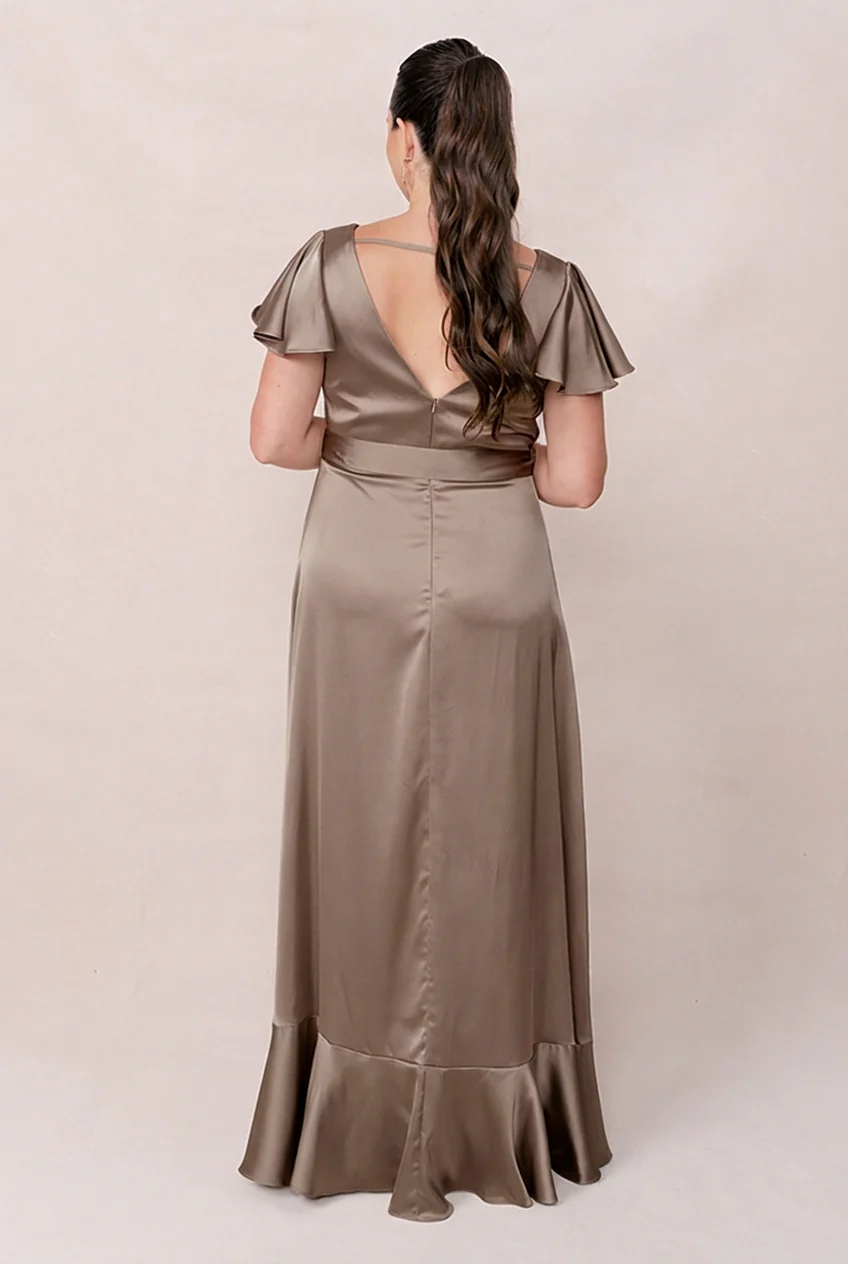 Thalia Satin Dress | Made To Order - Image 176