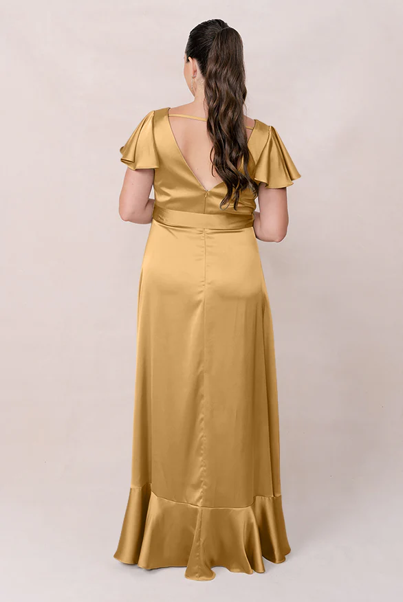 Thalia Satin Dress | Made To Order - Image 44