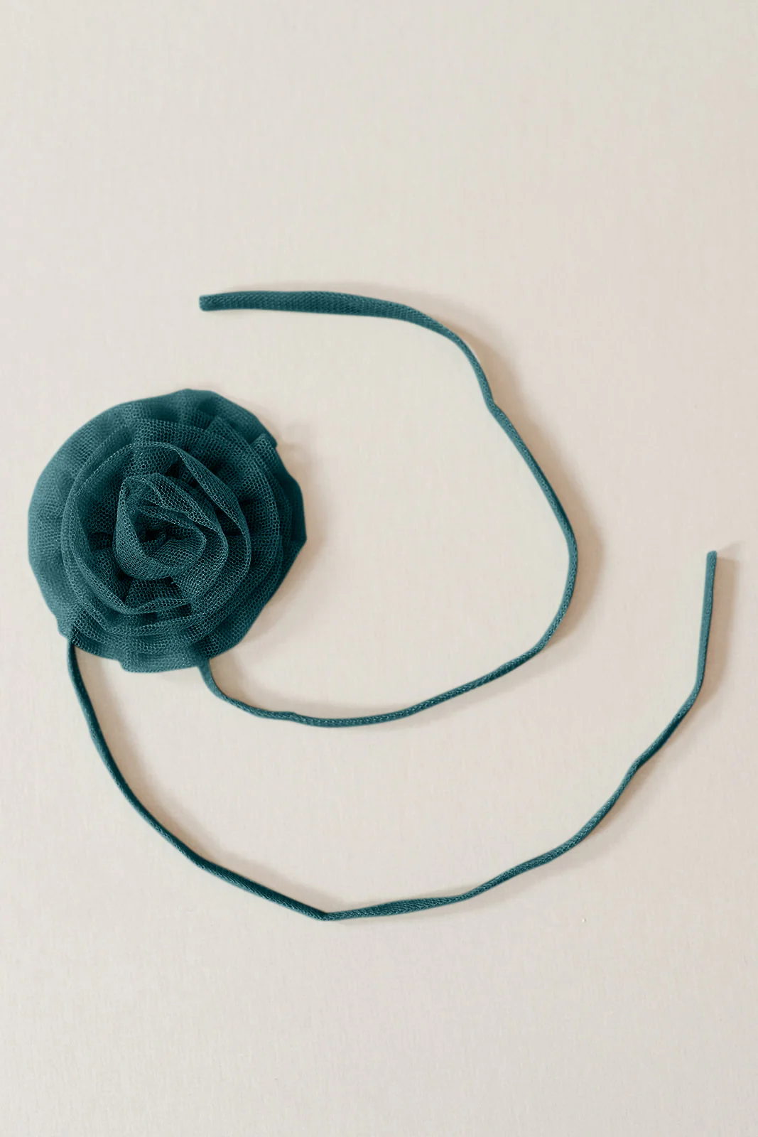 Tulle Rose Neck Tie | Made To Order - Image 10