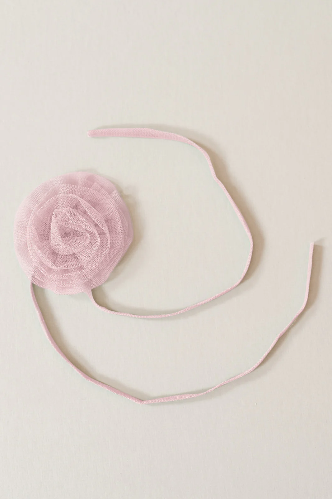 Tulle Rose Neck Tie | Made To Order - Image 2