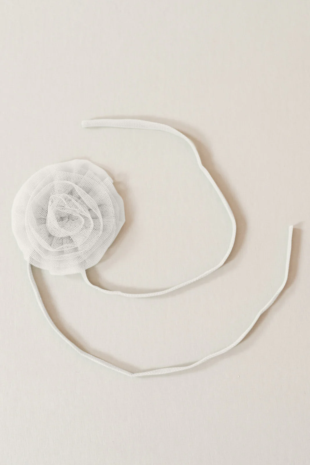 Tulle Rose Neck Tie | Made To Order - Image 28