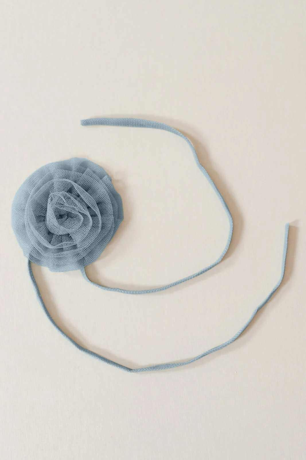Tulle Rose Neck Tie | Made To Order - Image 3