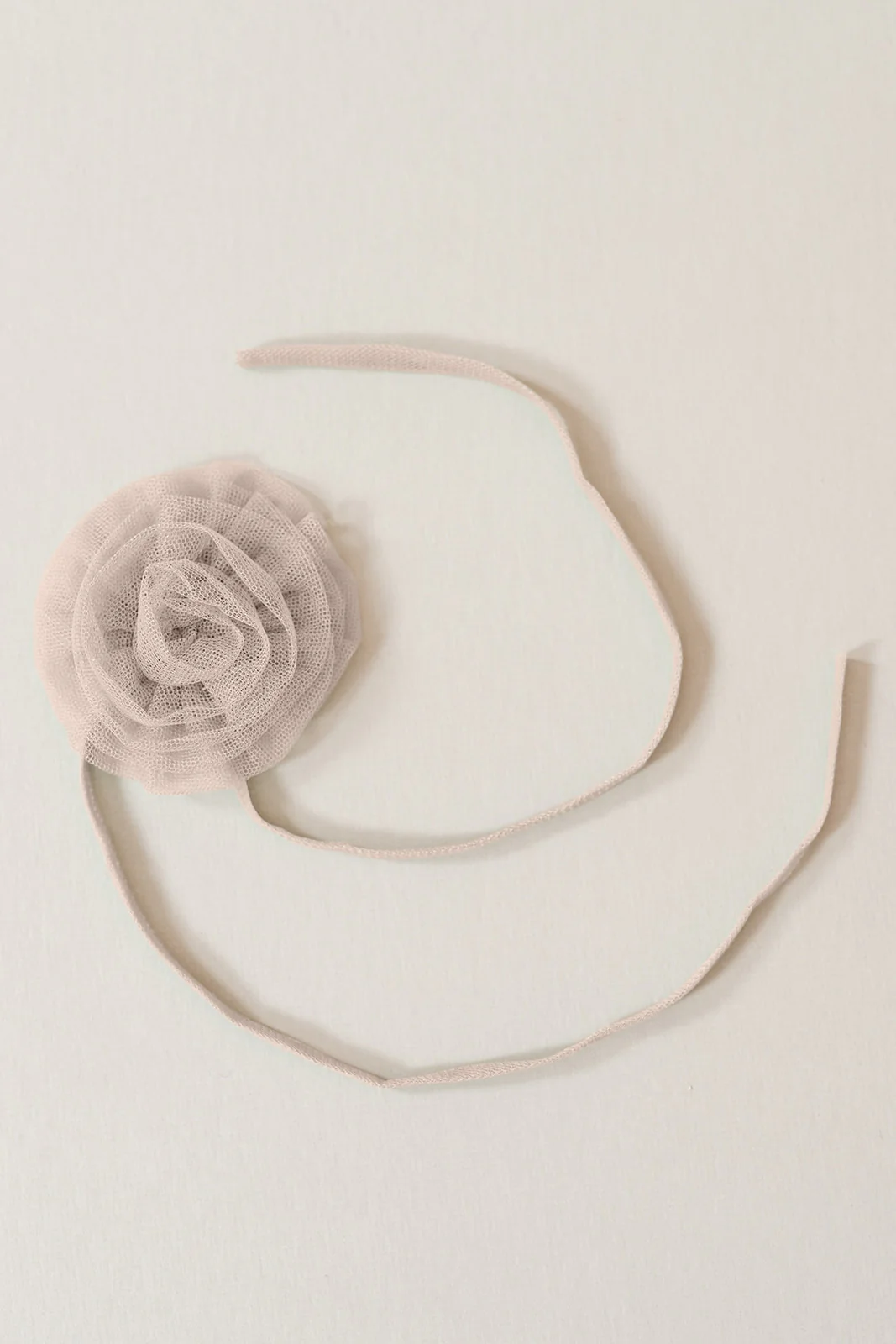 Tulle Rose Neck Tie | Made To Order - Image 5