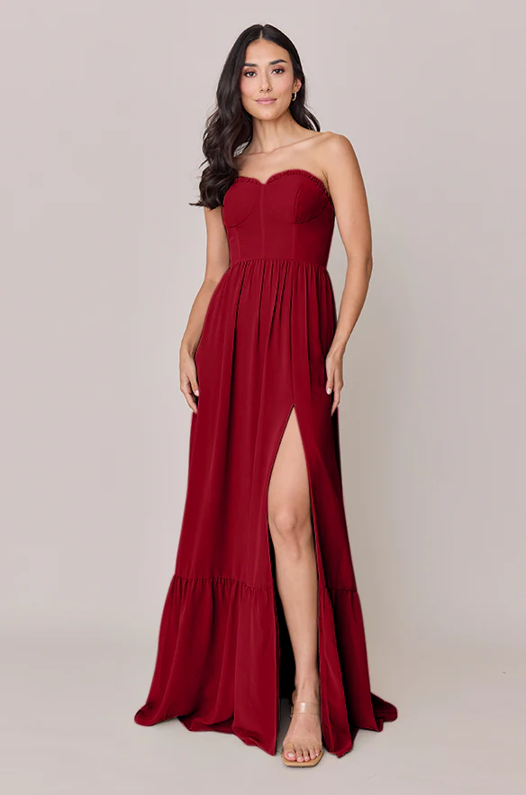 Valentina Chiffon Dress | Made To Order - Image 100