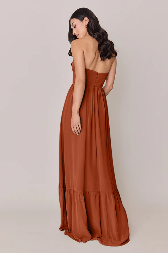Valentina Chiffon Dress | Made To Order - Image 127